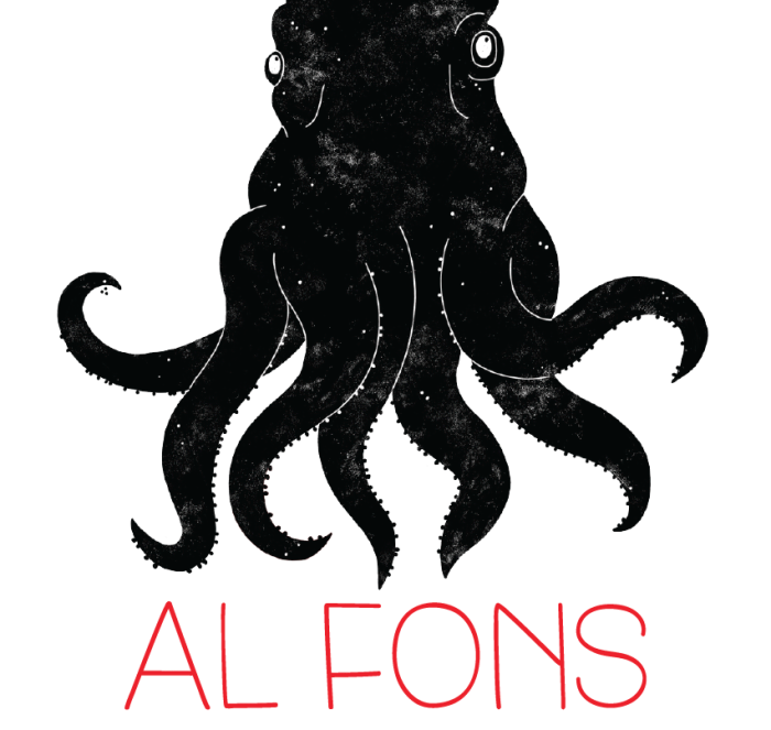 Etiqueta de Al Fons de la Bèstia: un pulpo
