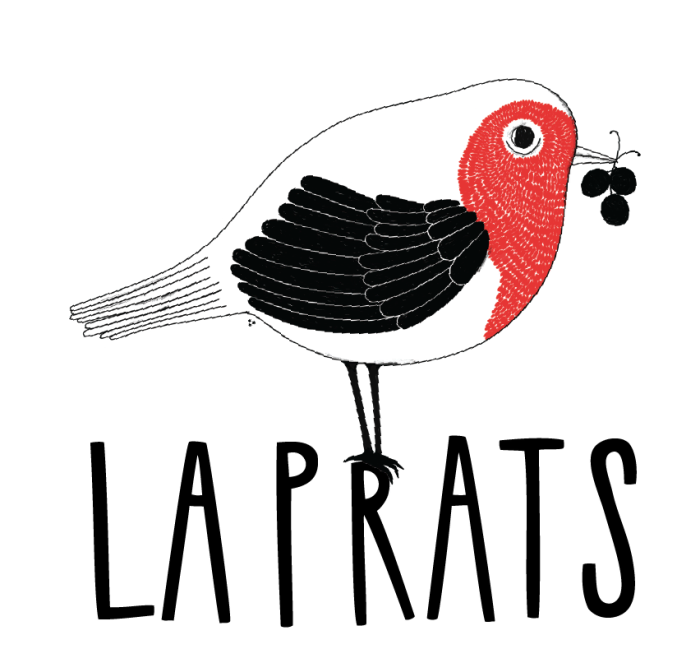 Etiqueta de La Prats: un petirrojo